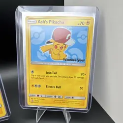 Pokemon Ash's Pikachu Promo Lot SM109 SM111 SM113 2017 TCG 3 Cards English - Image 4