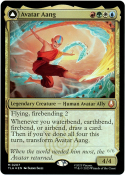 Avatar Aang (Foil) - 0207 - Avatar: The Last Airbender TLA - MTG - NM/M - Image 1