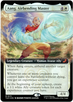 Aang, Airbending Master (Extended Art Foil) Avatar: The Last Airbender TLE - MTG - Image 1