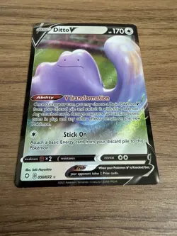 Ditto V #50 / 72 Pokemon Shining Fates NM TCG - Image 1