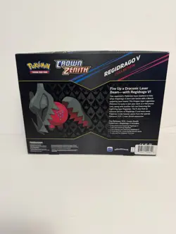 Pokemon TCG Crown Zenith Regidrago V Collection Box NEW SEALED 4 Booster Packs 820650851834 - Image 4