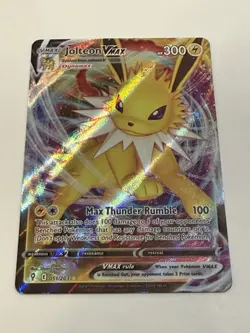 Pokemon TCG Jolteon VMAX Full Art Holo SWSH Evolving Skies 51/203 C - Image 1
