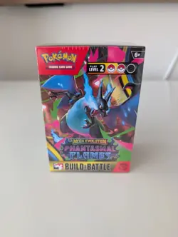 Pokemon TCG Mega Evolution Phantasmal Flames Build and Battle Box NEW SEALED - Image 1