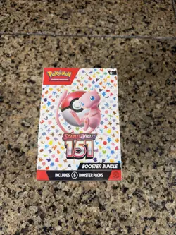 Pokemon TCG Scarlet & Violet 151 Booster Bundle Sealed English Edition, 6 Packs - Image 1