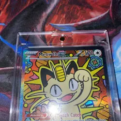Pokemon TCG Perfect Order Meowth EX Special Illustration Rare SIR #121/088 mint - Image 4
