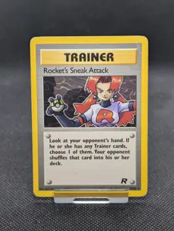 Pokemon Rocket's Sneak Attack 72/82 Team Rocket Rare WOTC LP/Played - Image 1