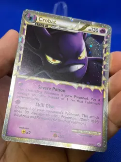 2010 Pokemon HeartGold SoulSilver Unleashed Crobat Prime 84/95 Ultra Rare NM/LP - Image 5