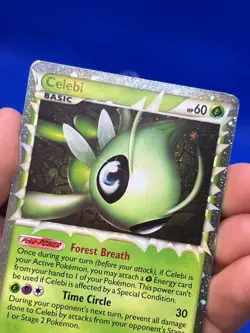 2010 Pokemon HeartGold SoulSilver Triumphant Celebi Prime 92/102 Ultra Rare LP - Image 5