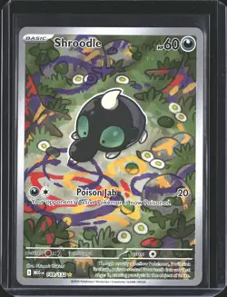 Shroodle 149/132 Illustration Rare Mega Evolution Pokemon NM/M - Image 1