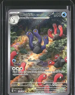 Wugtrio 224/091 Illustration Rare Paldean Fates Pokemon NM/M - Image 1