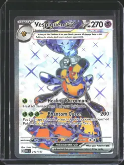 Vespiquen ex 212/197 Ultra Rare Obsidian Flames Pokemon NM/M - Image 1