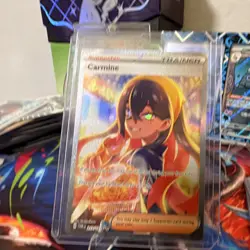 Pokemon TCG Carmine 217/167 Special Illustration Rare SV06 Holo - Image 1