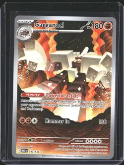 Garganacl 147/132 Illustration Rare Mega Evolution Pokemon NM/M - Image 1