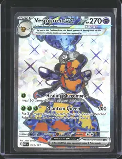 Vespiquen ex 212/197 Ultra Rare Obsidian Flames Pokemon NM/M - Image 1