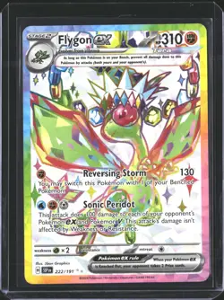 Flygon ex 222/191 Ultra Rare Surging Sparks Pokemon NM/M - Image 1