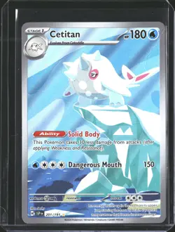 Cetitan 201/191 Illustration Rare Surging Sparks Pokemon NM/M - Image 1