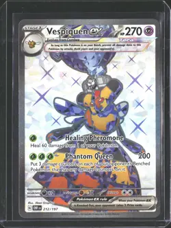 Vespiquen ex 212/197 Ultra Rare Obsidian Flames Pokemon NM/M - Image 1