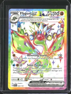 Flygon ex 222/191 Ultra Rare Surging Sparks Pokemon NM/M - Image 1