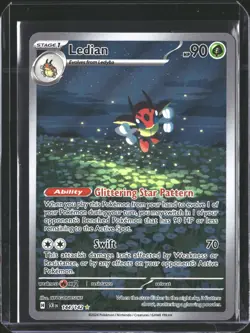 Ledian 144/142 Illustration Rare Stellar Crown Pokemon NM/M - Image 1