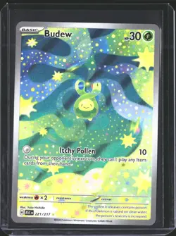 Budew 221/217 Illustration Rare Ascended Heroes Pokemon NM/M - Image 1