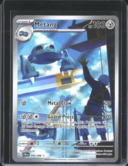 Metang 094/086 Holo Illustration Rare Chaos Rising Pokemon NM/M - Image 1