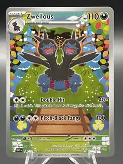 Pokemon TCG Zweilous 147/086 Illustration Rare SV White Flare - Image 1