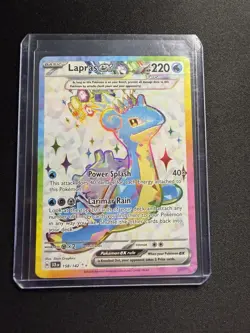 Pokemon TCG SV07: Stellar Crown #158/142 Lapras ex - Image 1