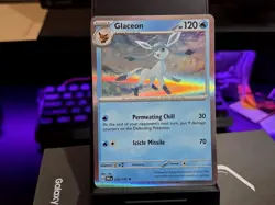 GLACEON RARE HOLO 025/131 PRISMATIC EVOLUTIONS POKEMON NM - Image 1