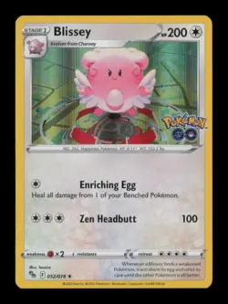 HOLO BLISSEY RARE HOLO 052/078 NM POKEMON - Image 1