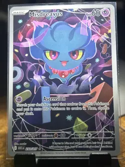 Pokemon TCG Misdreavus Full Art Ascended Hero’s 233/217 Near Mint - Image 1