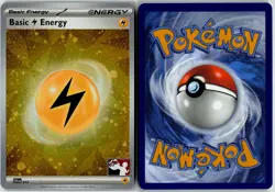 Pokemon TCG Basic Lightning Energy SVE EN 012 Cosmos Holo Play! Prize Pack - Image 3