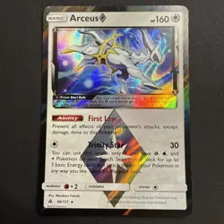 Arceus Prism Star 96/131 Sm-Forbidden Light Holo Pokemon TCG NM - Image 1
