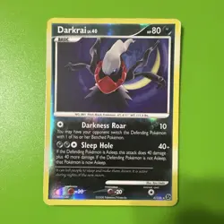 The Pokemon Company Pokemon TCG Darkrai 4/106 Great Encounters Rev Holo 2008 Eng - Image 1
