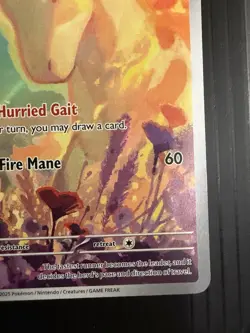 Pokemon Rapidash Holo Illustration Rare SV10: Destined Rivals 189/182 NM - Image 4