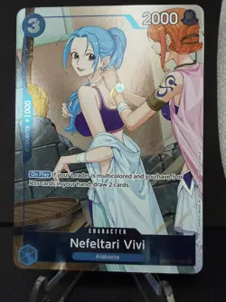 Nefeltari Vivi EB02-026 SR Foil One Piece Extra Booster: One Piece Heroines NM - Image 2