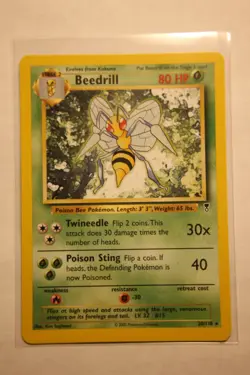 Pokemon Beedrill x1 - Legendary Collection - Lightly Played - Image 1