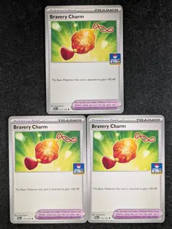 2023 Pokemon BRAVERY CHARM #173/193 Paldea Evolved PAL EN Gym SE Asia Excl Lots - Image 1