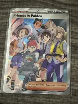 Pokemon TCG: Friends in Paldea 137/131 Prismatic Evolutions Trainer Full Art #2 - Image 2
