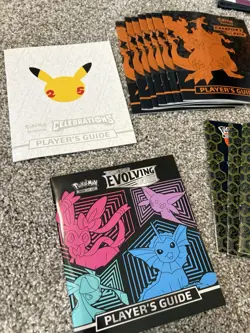 Pokemon TCG Mixed Lot Of 23 ETB Players Guide Books Hidden Evolving Skies 🌈🔥 - Image 2