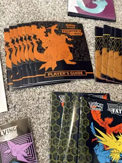 Pokemon TCG Mixed Lot Of 23 ETB Players Guide Books Hidden Evolving Skies 🌈🔥 - Image 3