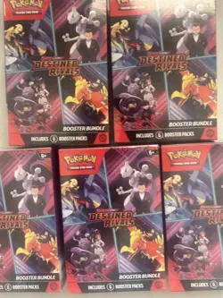 Pokemon TCG Scarlet & Violet Destined Rivals Booster Bundle LOT OF 5 - Image 2