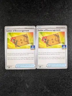 2023 Pokemon LETTER OF ENCOURAGEMENT #189/197 Obsidian Flames OBF EN Lots - Image 1