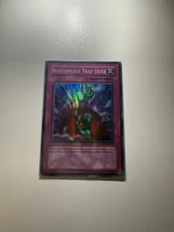 Yu-Gi-Oh Bottomless Trap Hole CP04-EN003 Super Rare NM - Image 1