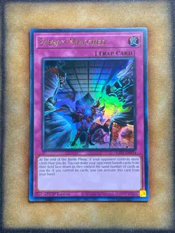 Yugioh Evenly Matched RA01-EN074 Ultra Rare 1st Ed NM - Image 1