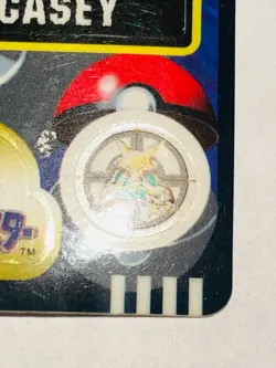 Abra Pokemon Sealdass Card No. 063 From Japan 1997 Vintage Bandai F/S - Image 5