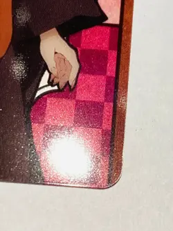 Nezuko Demon Slayer Stained glass card Kimetsu Vrey Rare From Japan BANDAI F/S - Image 5