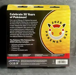 NEW! Pokemon TCG Pokemon Day 2026 Collection - Celebrate 30 Years of Pokemon - Image 2