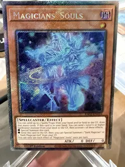 Magicians' Souls - RA02 EN014 Platinum Secret Rare 1st Edition Yugioh - Image 1