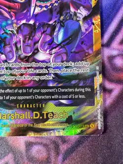 Marshall.D.Teach - Secret Rare One Piece Card OP-16 119 SEC - Image 5