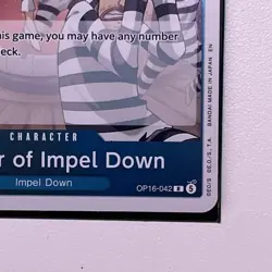 Prisoner of Impel Down OP16-042 R The Time of Battle Foil English One Piece - Image 4